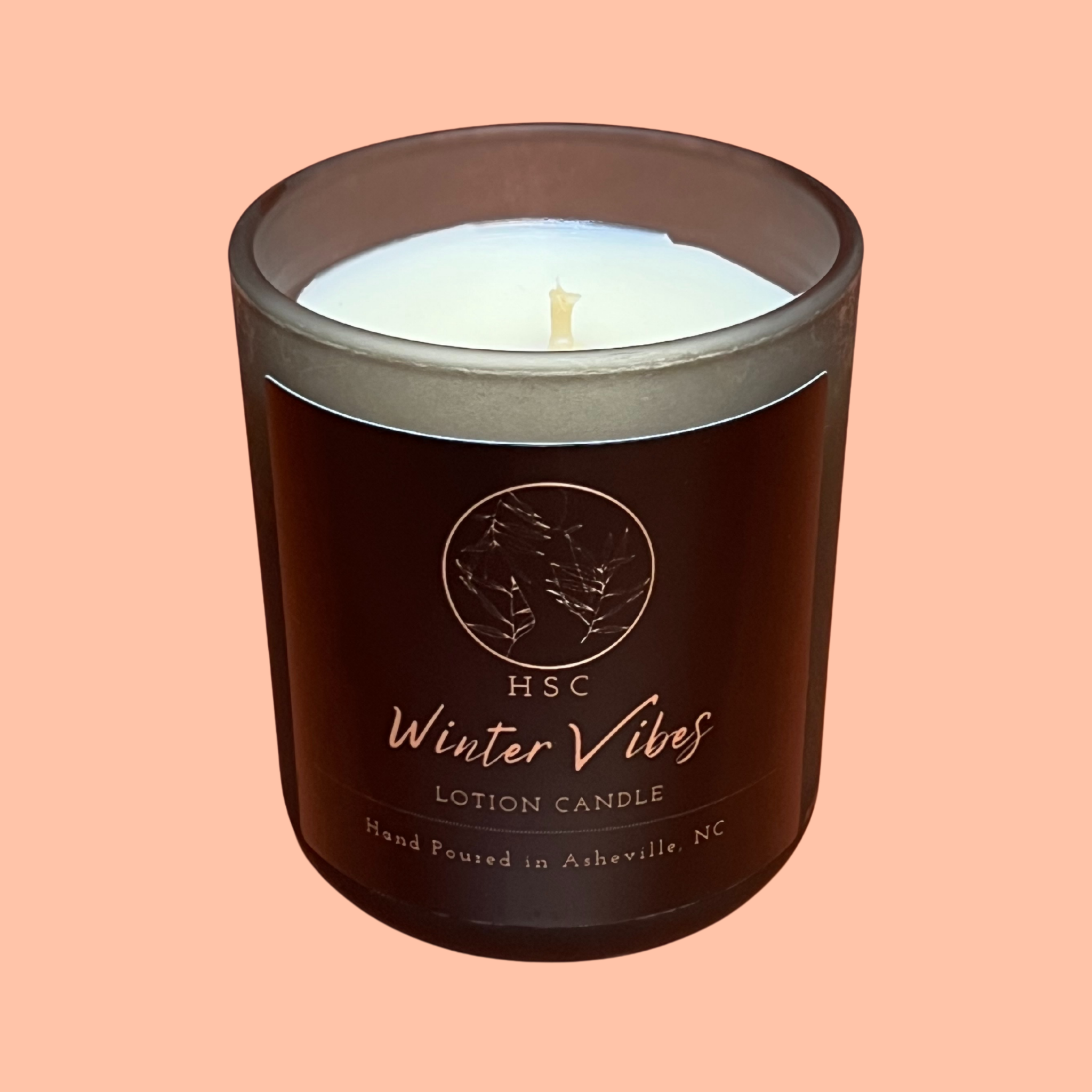Winter Vibes Lotion Candle – Masculine Winter Woods & Musk
