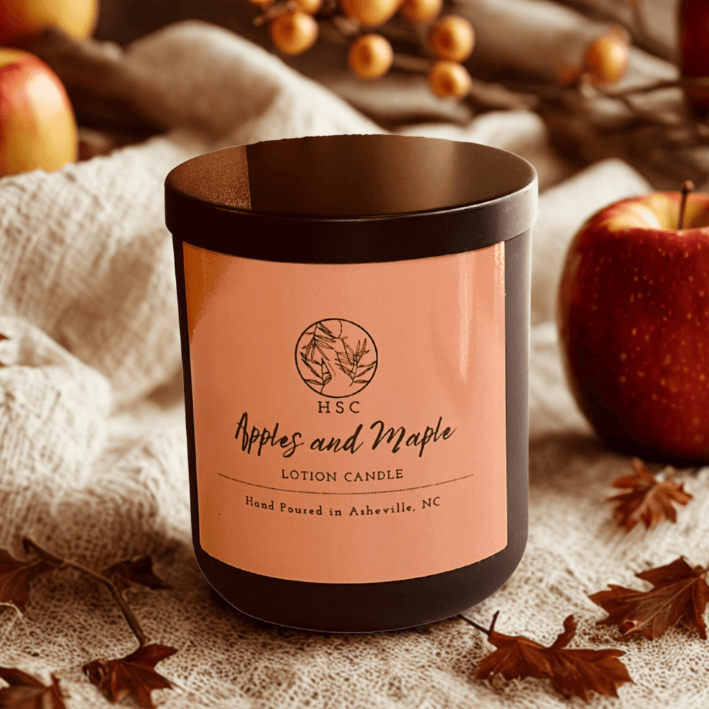 Apples & Maple Lotion Candle – Cozy Dessert Blend