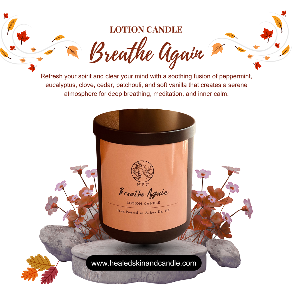 Breathe Again Lotion Candle – Eucalyptus & Mint