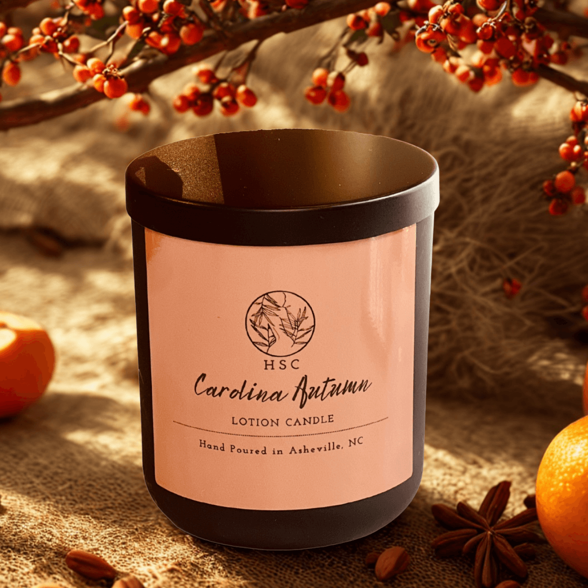 Carolina Autumn Lotion Candle – Earthy Fall Escape