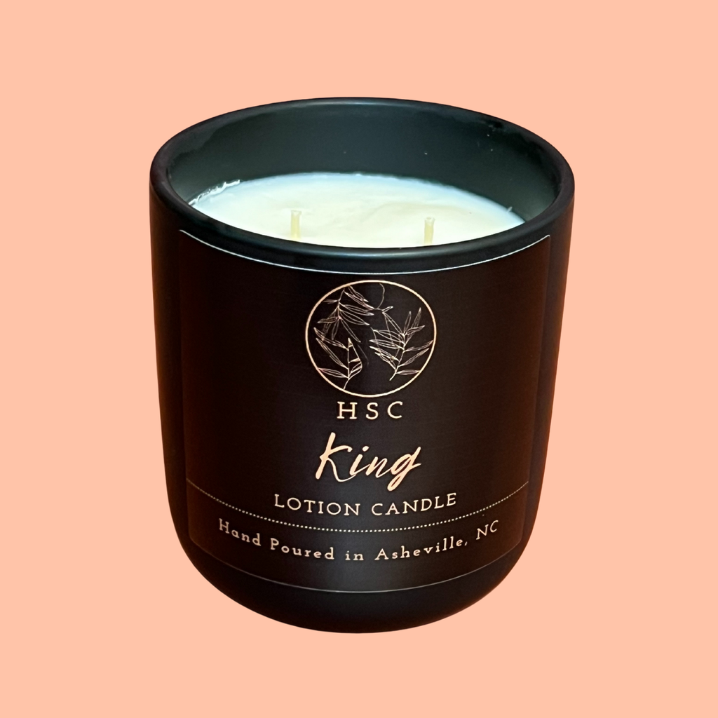 King Lotion Candle – Sandalwood & Spice