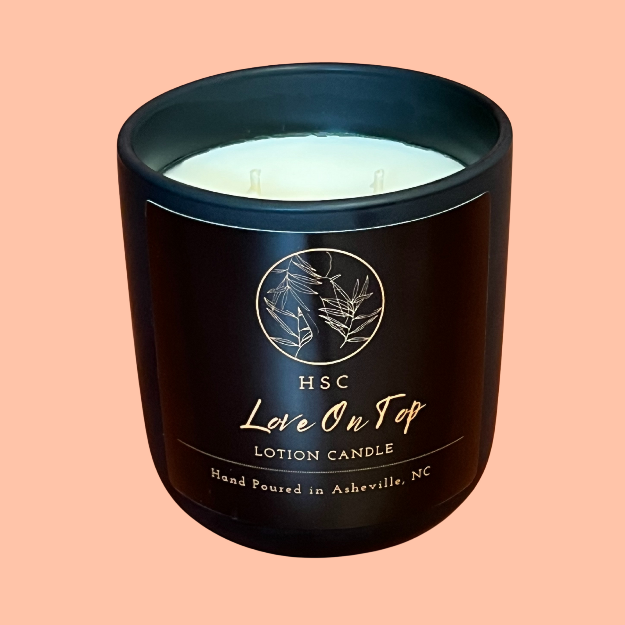 Love On Top Lotion Candle – Moisturizing Candle with Sweet Vanilla & Florals
