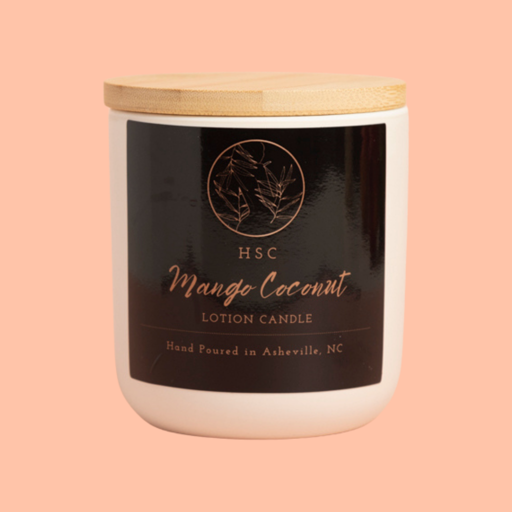 Mango Coconut Lotion Candle – Tropical Glow Edition