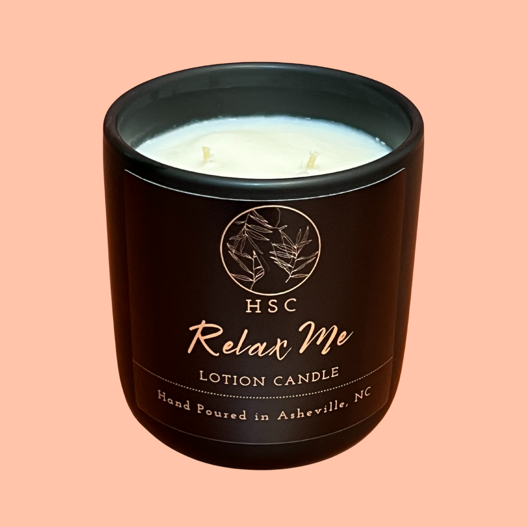 Relax Me Lotion Candle – Sandalwood & Amber Calm