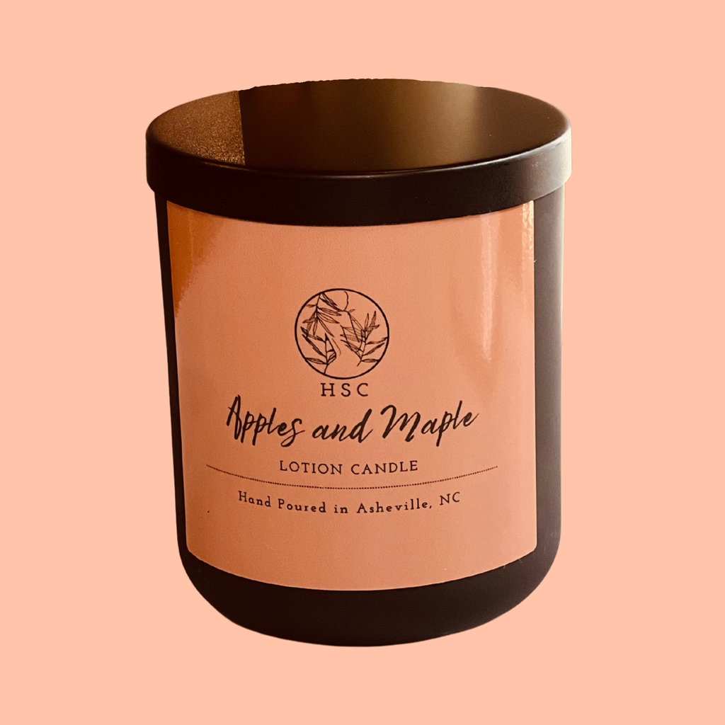 Apples & Maple Lotion Candle – Cozy Dessert Blend