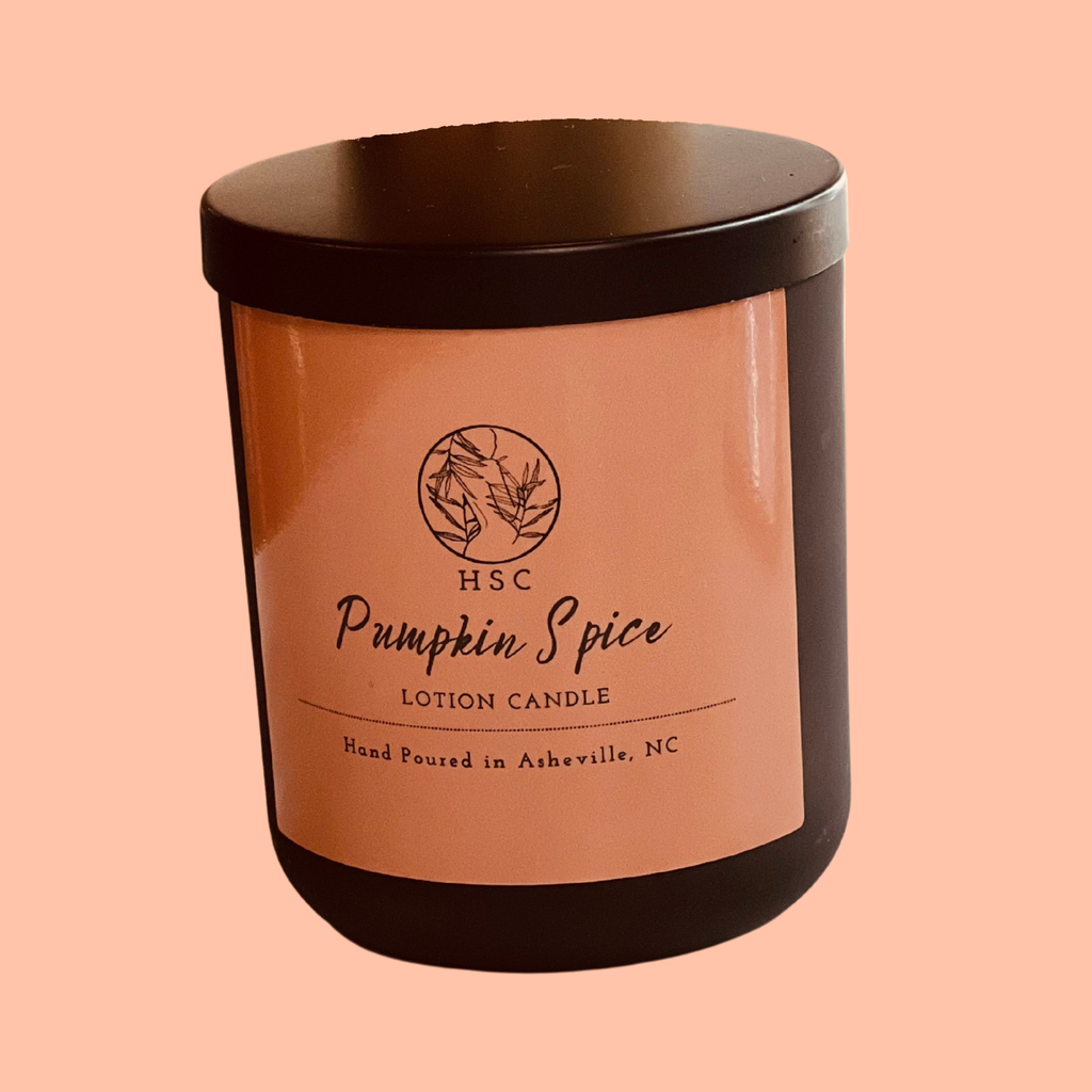 Pumpkin Spice Lotion Candle – Fall Scent Moisturizer