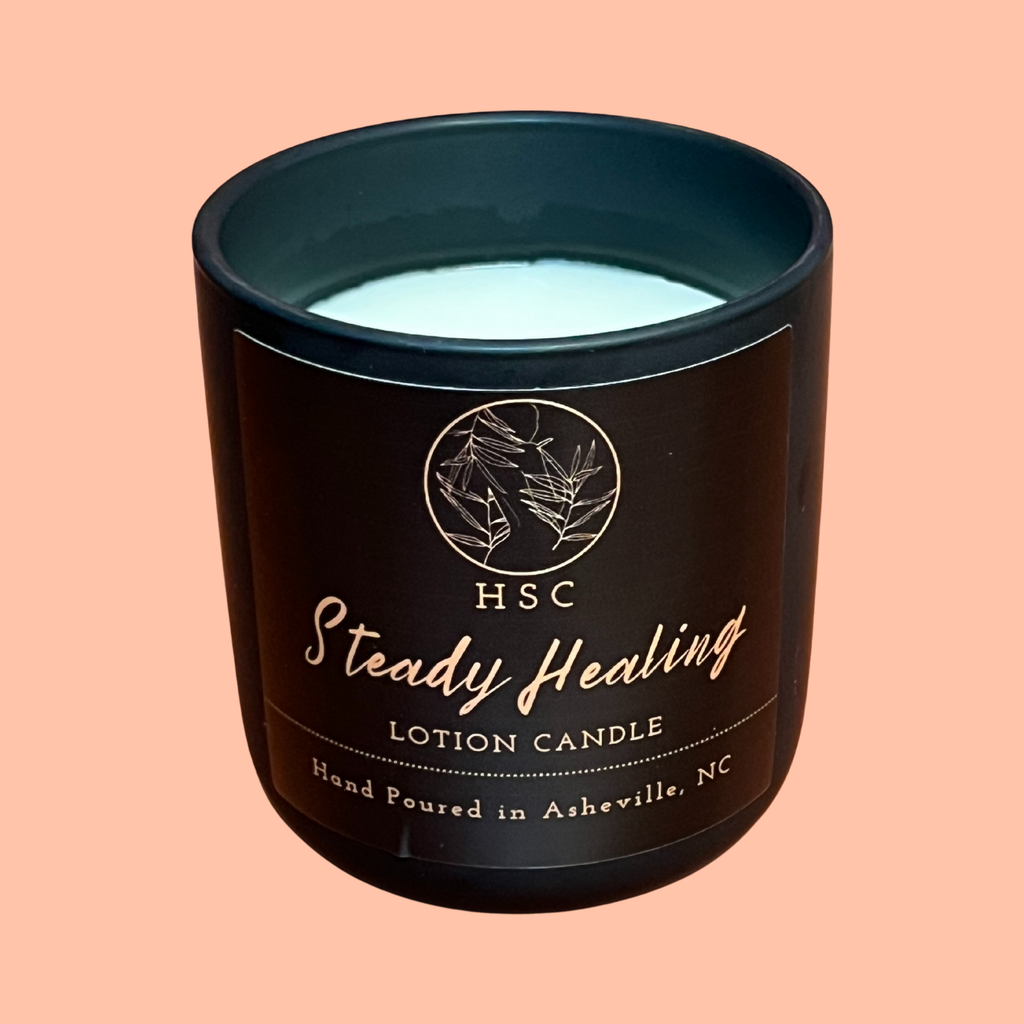 Steady Healing Lotion Candle – Cocoa Butter & Warm Spice